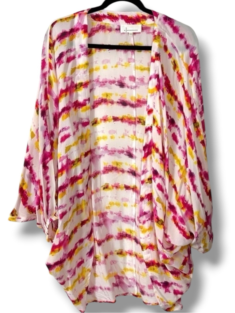 Anthropologie Dip-Dyed Cocoon Kimono One Size Tie Dye